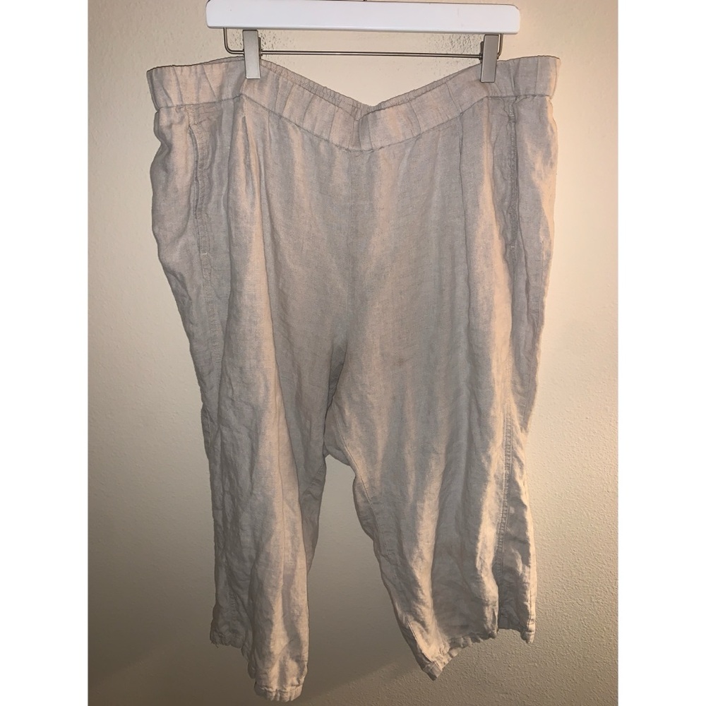 Eileen Fisher Organic Linen Pants Women’s 1X